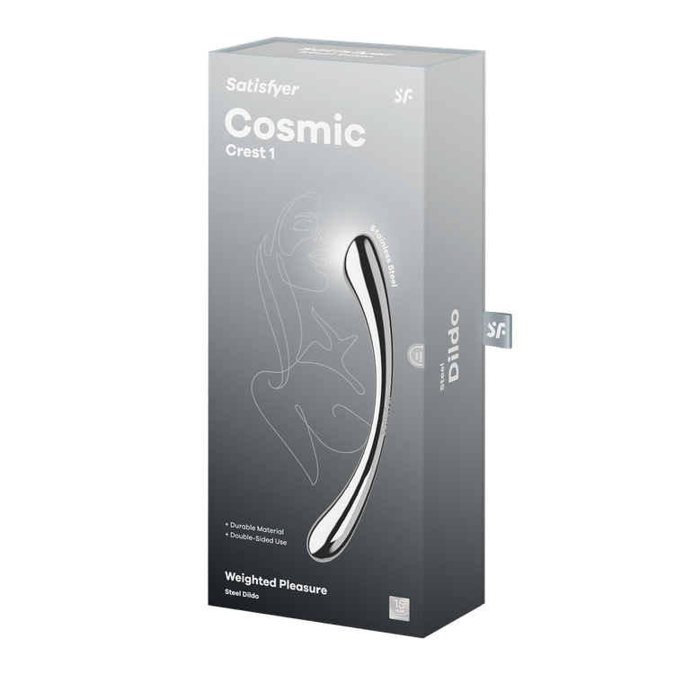 דילדו מתכת דו צדדי Cosmic Crest 1- Satisfyer