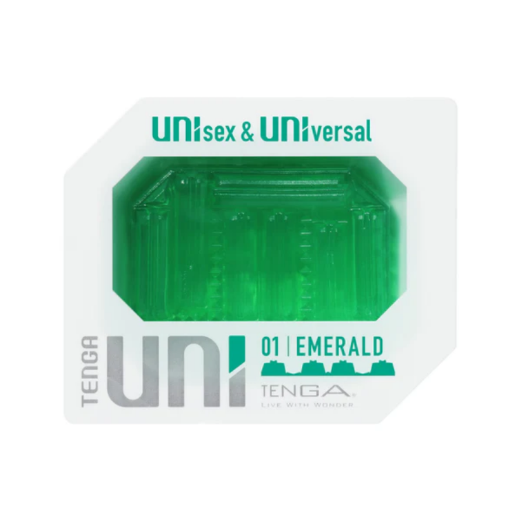 TENGA UNI: עונג דו-צדדי לגבר ולאישה - ירוק