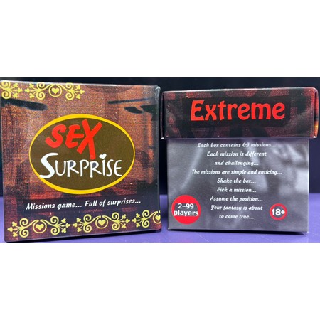 משחק קלפים מקופלים באנגלית Extreme