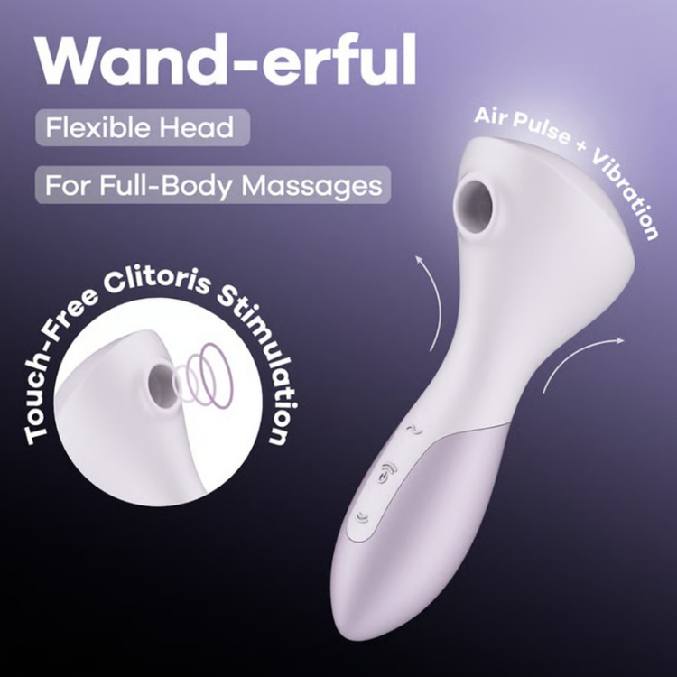 ונד עיסוי משולב יניקה Wand-erful Satisfyer