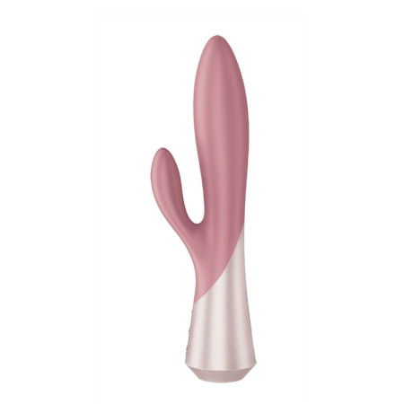 Pearl Bunny 1 ויברטור ארנבון בצבע ורוד עם פנינים מסתובבות Satisfyer