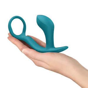 ​Bootie Ring פלאג אנאלי ירוק מסיליקון משולב עם טבעת Fun Factory​