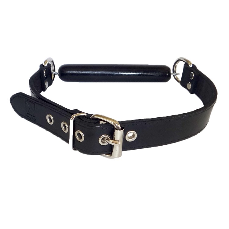 מחסום פה מעור / מוט עץ לנשיכה