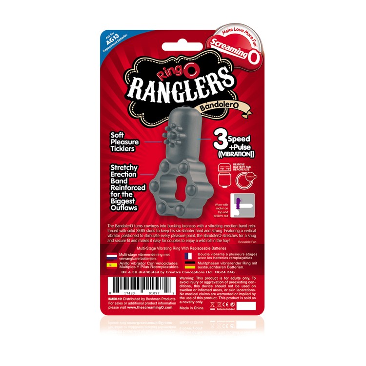 טבעת רטט עם מנוע אנכי חזק של Screaming-O