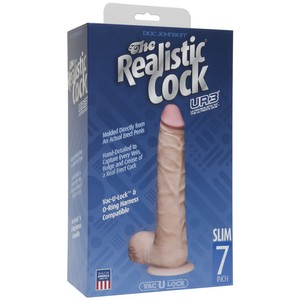 דילדו The Realistic® Cock - ULTRASKYN™ Slim - 7 Inch