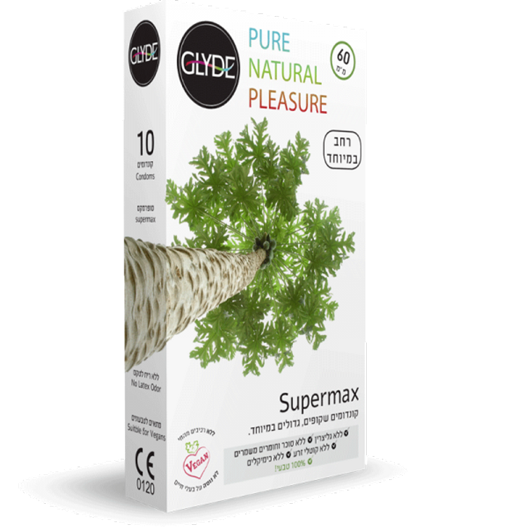 קונדומים ללא מרכיבים מהחי - גדול במיוחד