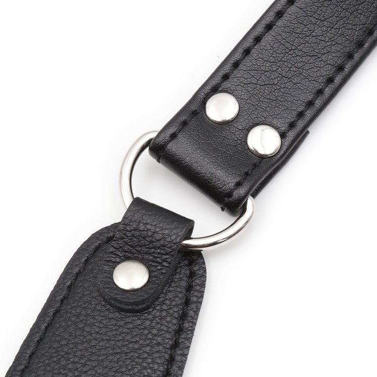 הארנס כתף שחור / דמוי עור