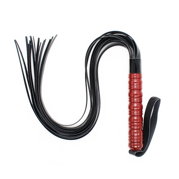 שוט PVC ידית מהגוני 62 ס"מ