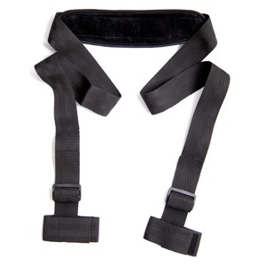 רצועת צוואר רגליים שחור