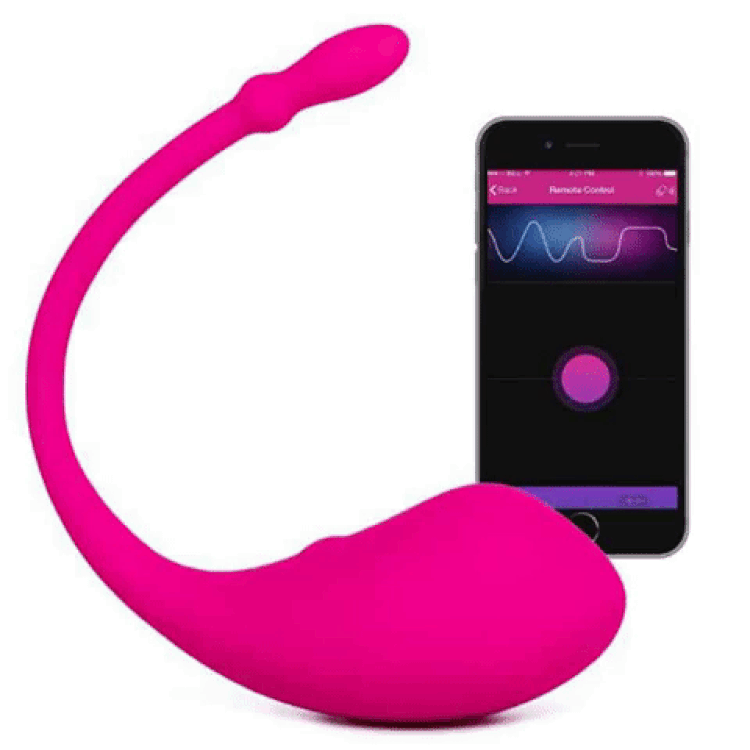 ויברטור מופעל באמצעות אפליקציה 2 Lovense Lush המקורי