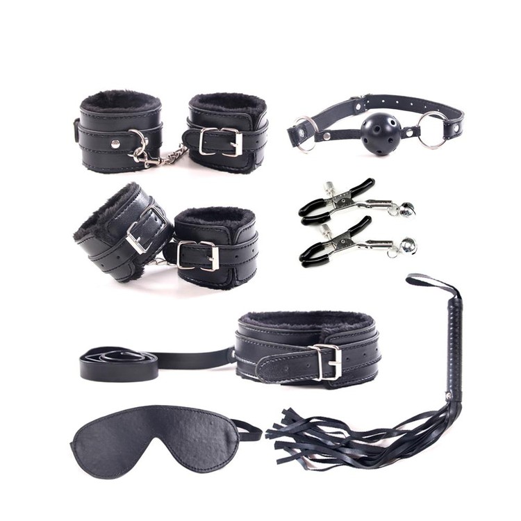 ערכת קשירות שחורה/ 7 חלקים