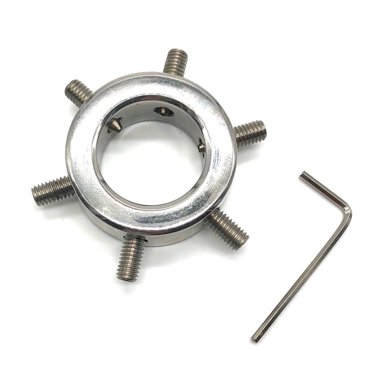 טבעת עינויים עם ספייקים מתברגים