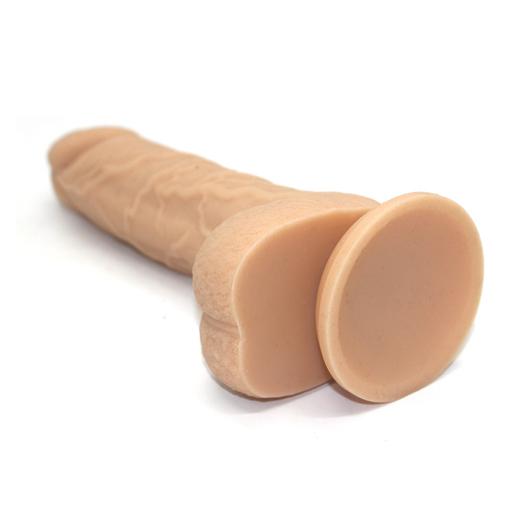 7" DOUBLE LAYER SILICONE DILDO