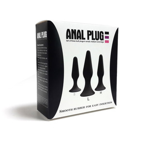 Hand free anal plug