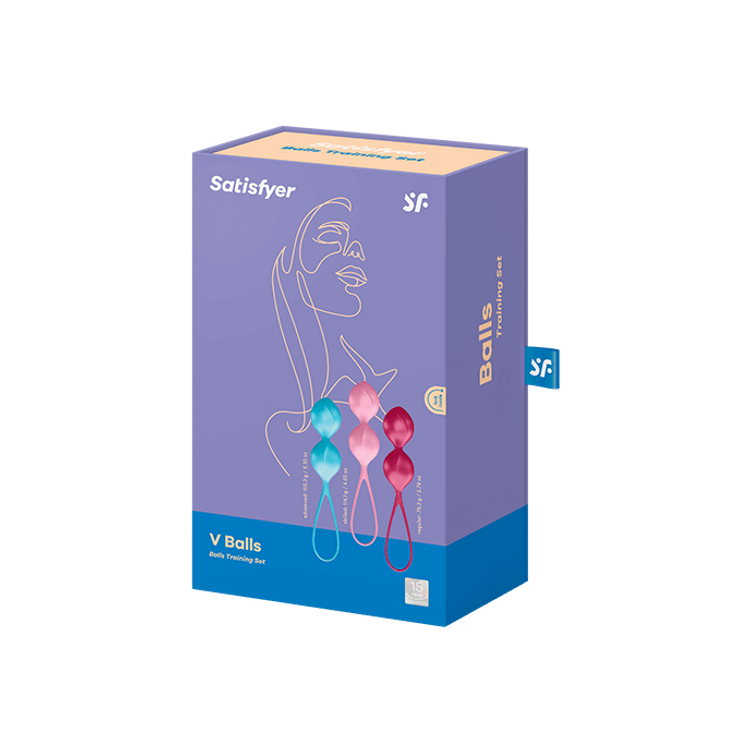 SATISFYER BALLS - סט כדורי קגל ב-3 משקלים