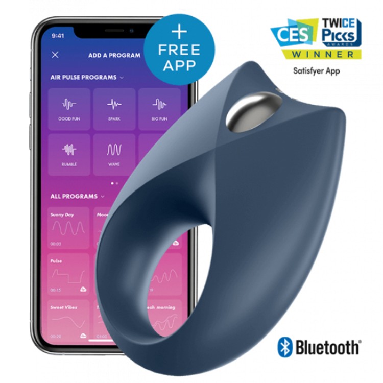 טבעת רטט עם אפליקציה Royal One של סטיספייר