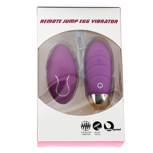 ביצת רטט סגולה עם שלט / נטענת USB