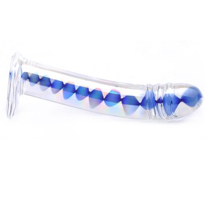 TOYBOX - ריאליסטי כחול מזכוכית עם תוספת