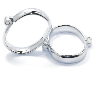 אזיקי מתכת ממתכת אלגנטיים רחבים