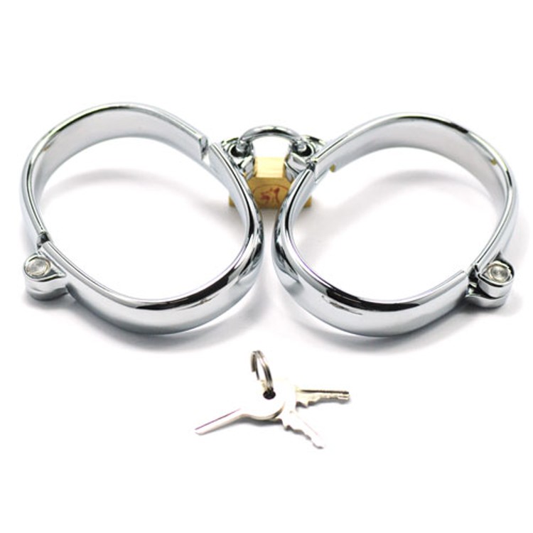 אזיקי מתכת ממתכת אלגנטיים רחבים