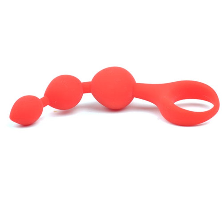 סט 3 חרוזים אנאליים מסיליקון