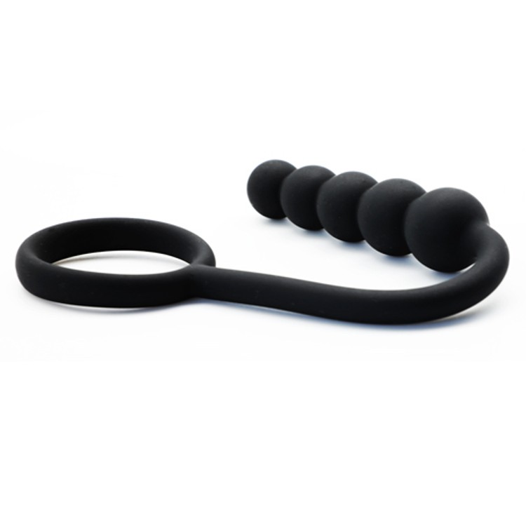 חרוזים אנאליים  וטבעת מסיליקון