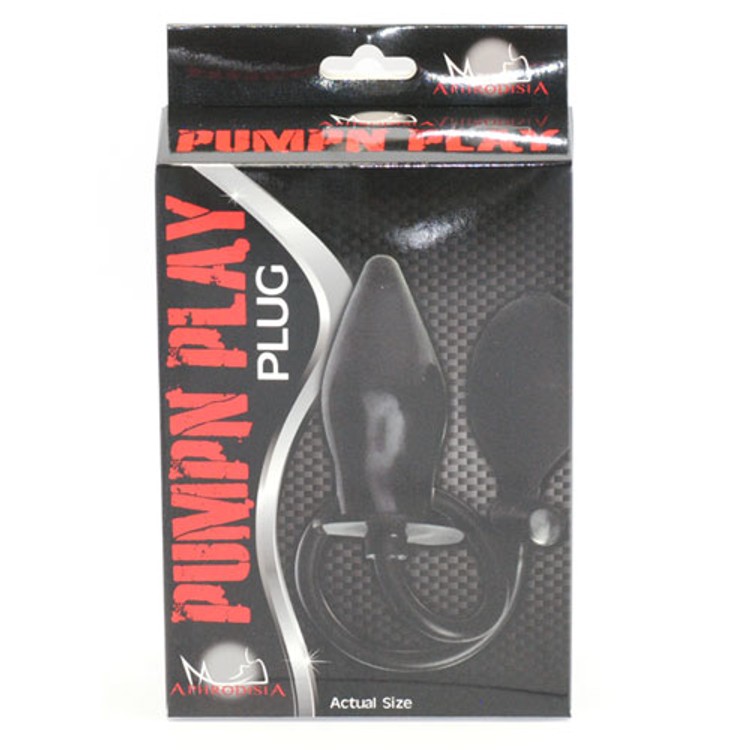 פלאג מתנפח גומי שחור