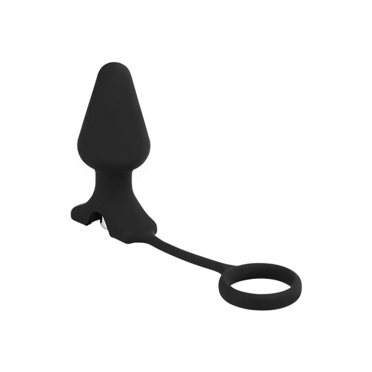 פלאג קלאסי רוטט עם טבעת מסיליקון