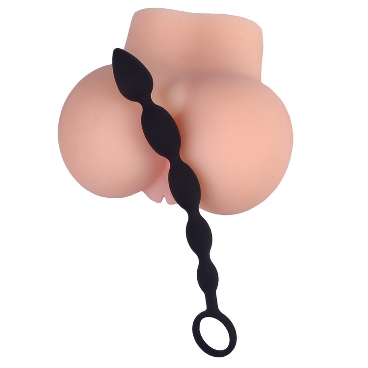 חרוזים אנאליים מסיליקון  גודל בינוני