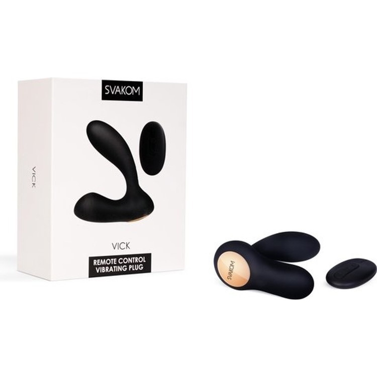 SVAKOM Vick / פלאג רוטט זוגי עם שלט