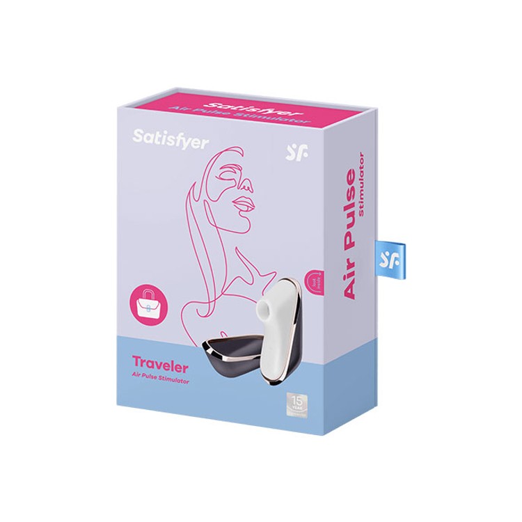 ויברטור יונק קטן עם כיסוי Traveler סטיספייר