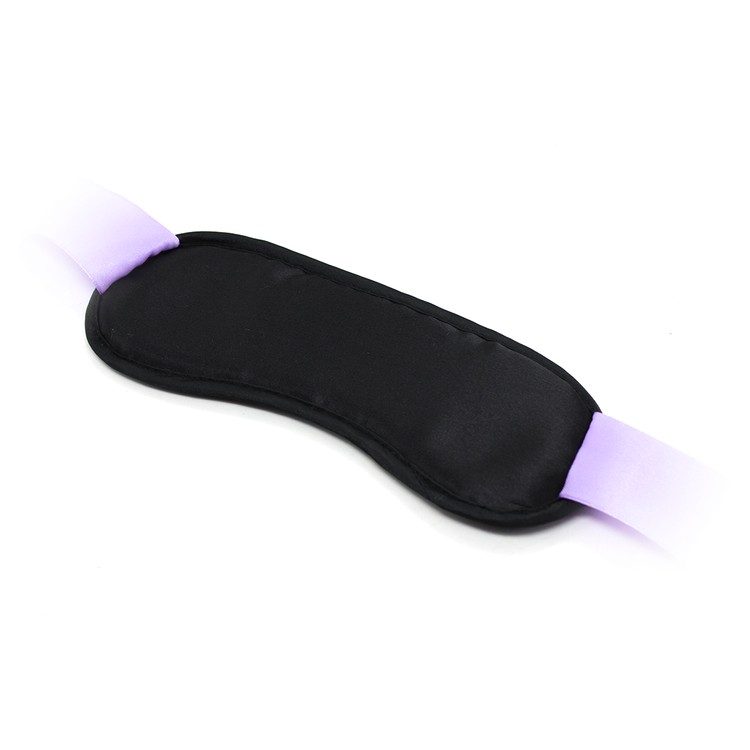 כיסוי עיניים עם קשירת סרט  סטן סגול