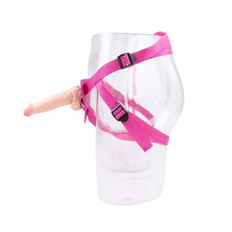 סטראפאון ורוד עם טבעת מתכת