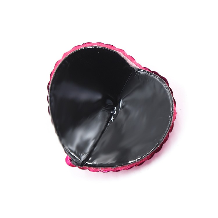 כיסוי פטמות פייטים לב ורוד