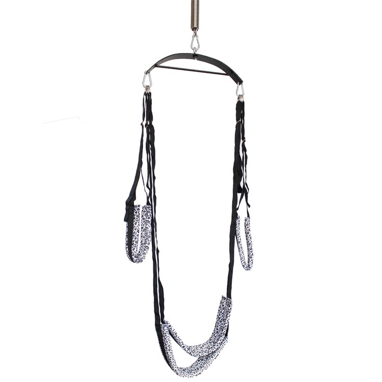 נדנדת סקס ביתי מנומר לבן Swing