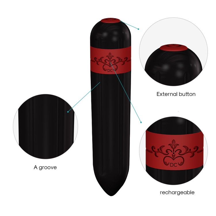 Bully ביצת רטט עוצמתית נטענת