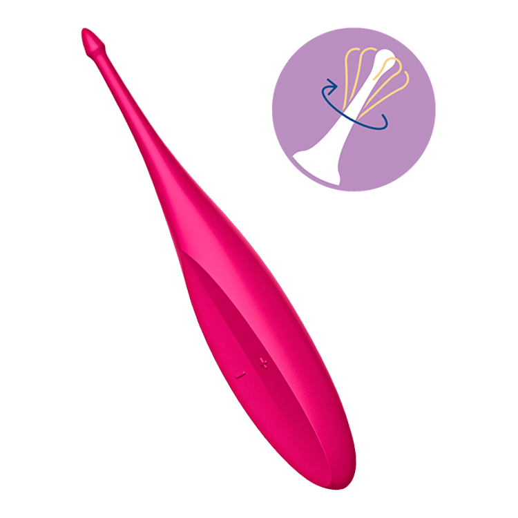 רטט חיצוני ממוקד Twirling Fun