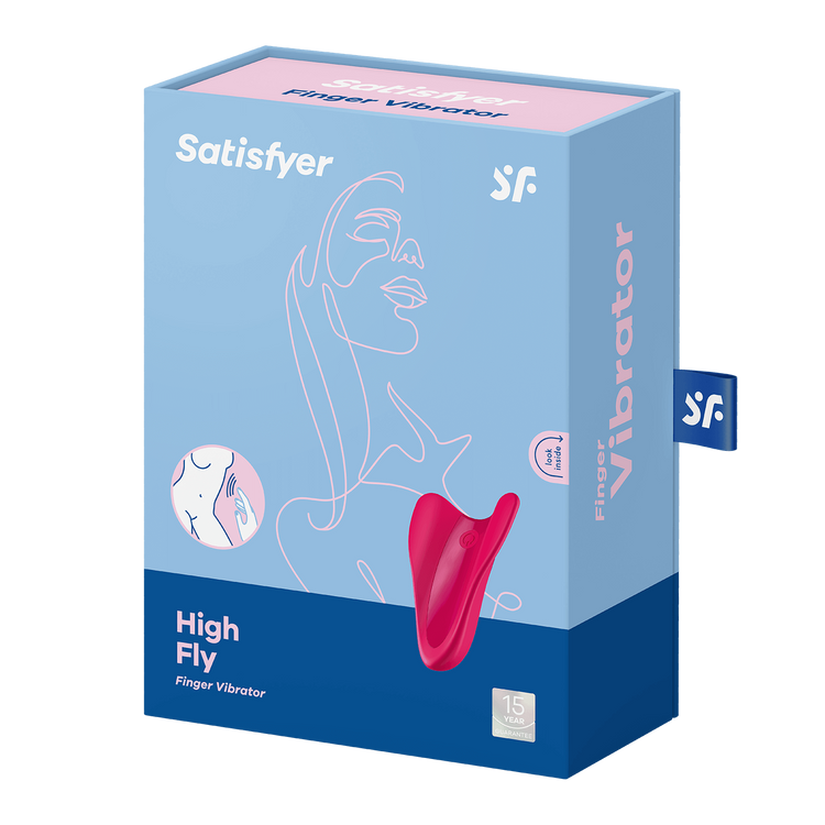 ויברטור ארגונומי לאחיזה מושלמת - Satisfyer High Fly