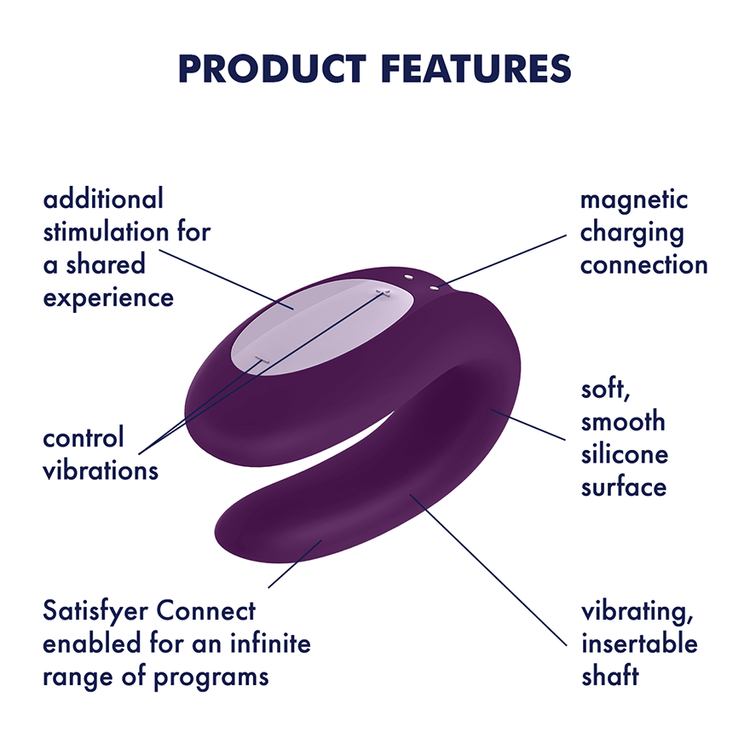 רטט זוגי עם אפליקציה Double Joy סטיספייר