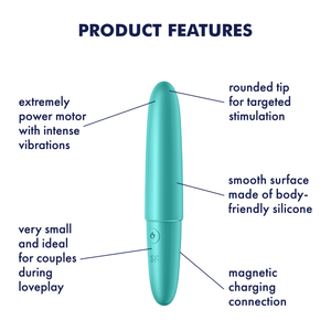 רטט חיצוני קטן ULTRA POWER BULLET 6 סטיספייר