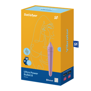 רטט חיצוני קטן עם אפליקציה ULTRA POWER BULLET 8 סטיספייר