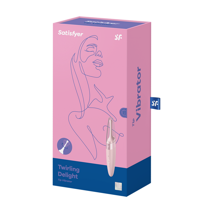 Twirling Delight רטט חיצוני ממוקד עם כיסוי