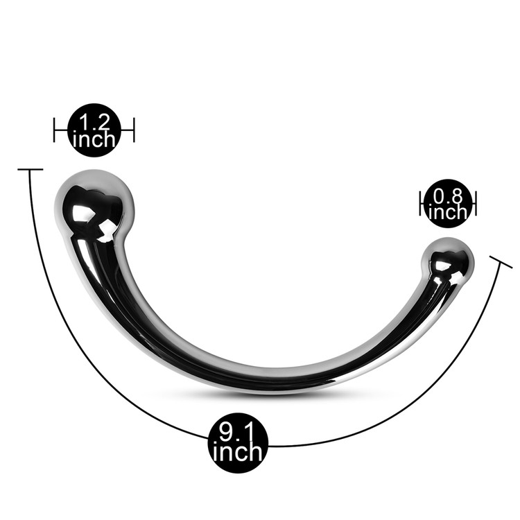 מסאז’ר מתכת יוקרתי לנקודת ה־G ולפרוסטטה Silver Touch