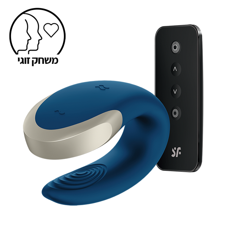 רטט זוגי עם שלט ואפליקציה Double Love סטיספייר