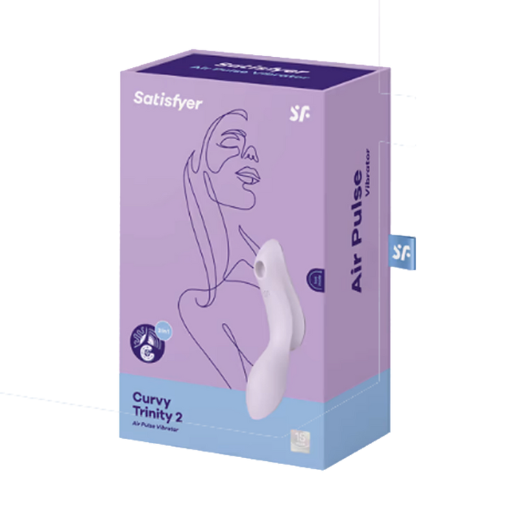 ויברטור יניקה עם רטט Curvy Trinity 2 סטיספייר