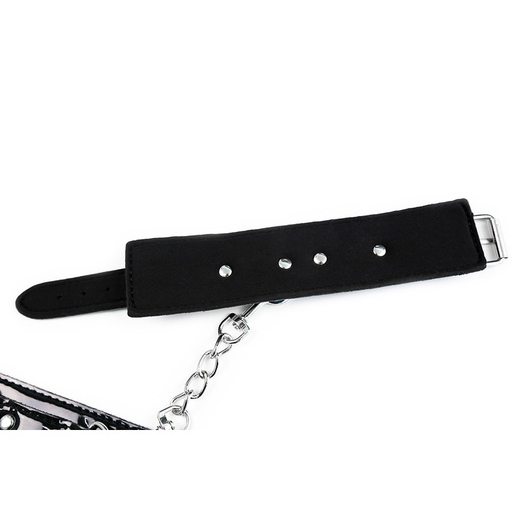 אזיקי ידיים מנאופרן מבריק עם אבזמים