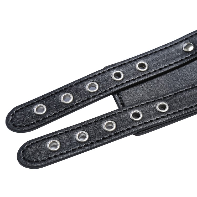 אזיקי ידיים שחורים עם אבזמים כפולים