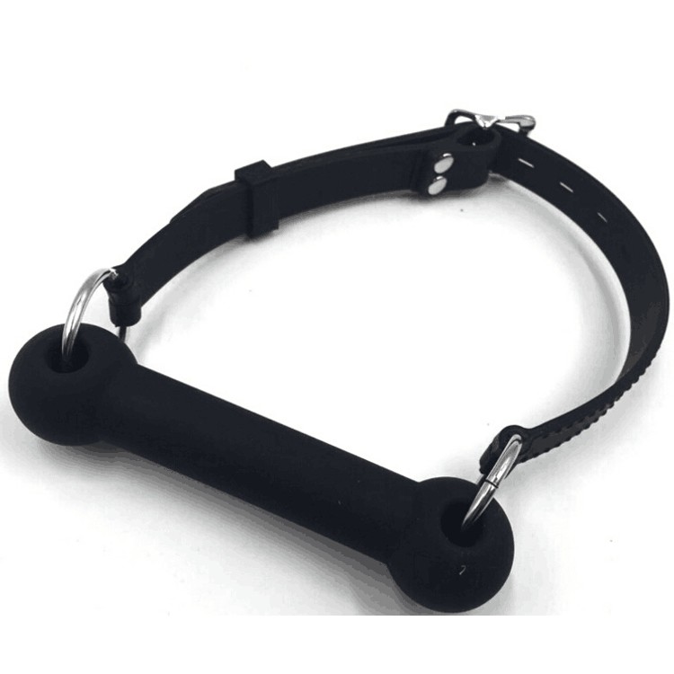 גאג בייט סיליקון שחור