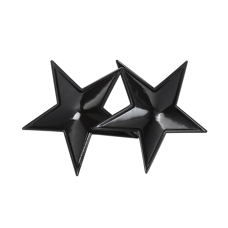 כיסוי פטמות מתכת כוכב שחור