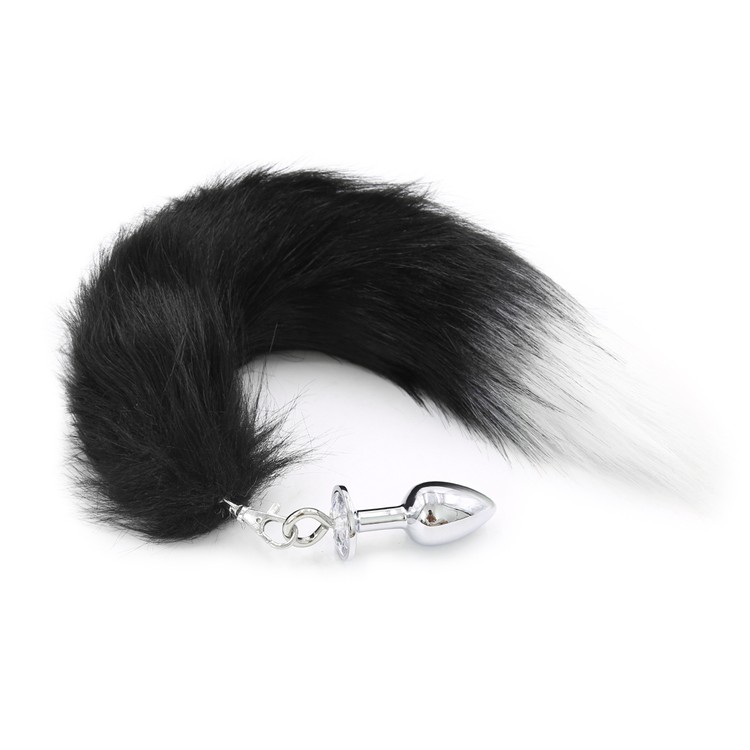 פלאג מתכת S + עם זנב שועל